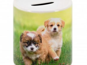 Tirelire TECHNOTAPE blanche en céramique